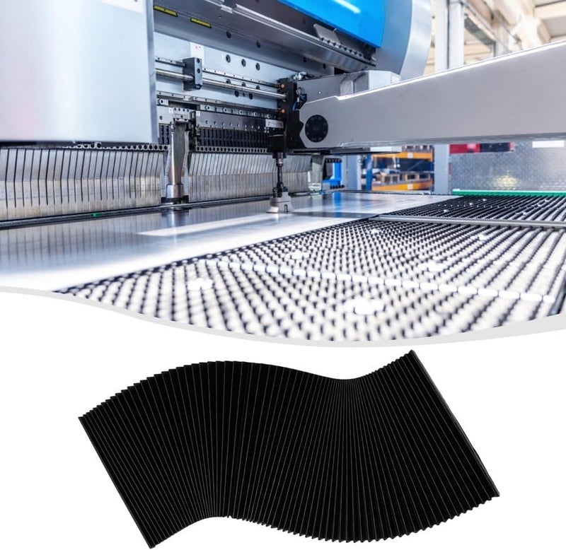 Cloudpower غطاء واقي مطاطي قابل للطي لآلة الطحن، غطاء درع واقي لطريقة الأكورديون لآلة الطحن 1.5م (300مم) - Image 5